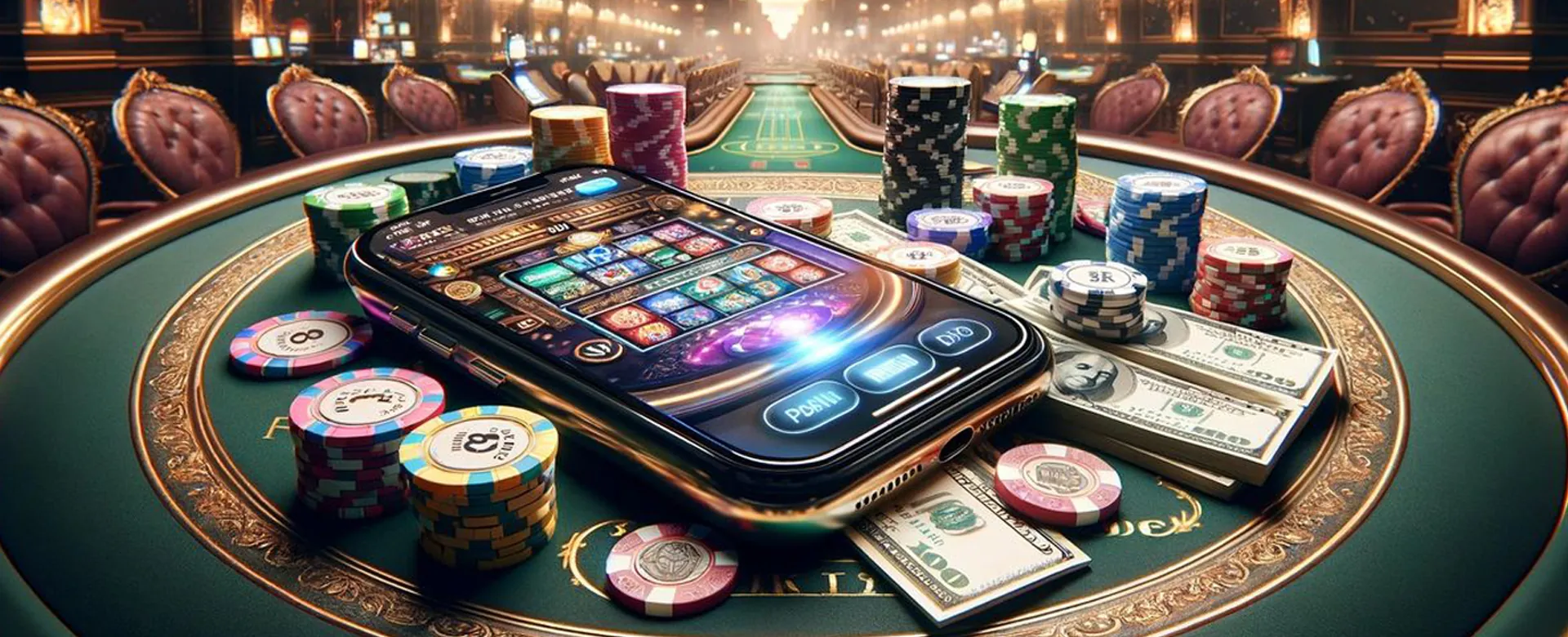 Excited players enjoying okbet online betting and casino games